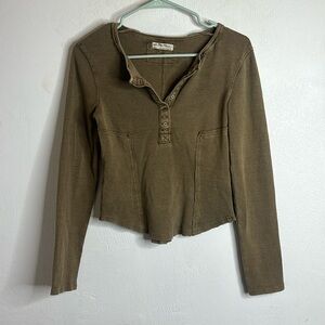 Free People Hemley Long Sleeve Top Size Small We The Free